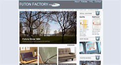 Desktop Screenshot of futonfactory.com