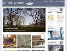 Tablet Screenshot of futonfactory.com